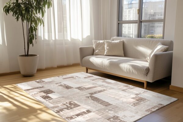 Alternative view of LYON - 160x230, LYO 503 Taupe